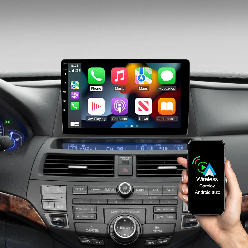 10.1" FOR 2008-2013 Honda Accord 8 Android 14 CarPlay Car Stereo Radio GPS Navi