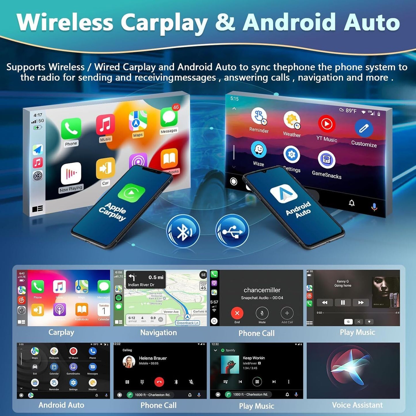 10.1" FOR 2008-2013 Honda Accord 8 Android 14 CarPlay Car Stereo Radio GPS Navi