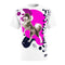 Trendy Graphic Tee with Wolf Design - Unisex Cut & Sew Shirt