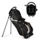 Mayjooy Golf Stand Bag, Portable Golf Bag w/8 Way Dividers, Organized Easy-Storage Stand Bag w/Durable Fabric,Black